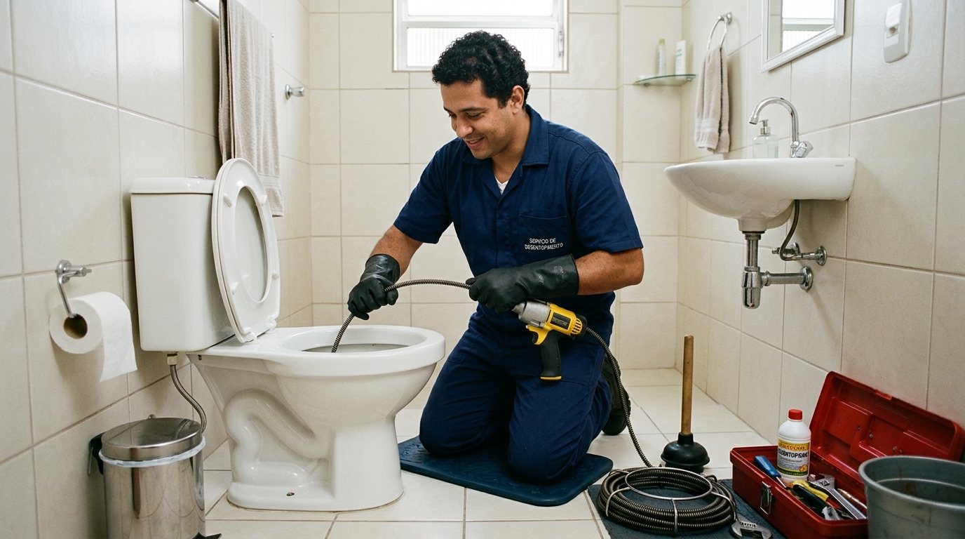 Atendimento em Vaso Sanitário em Praia Grande‑SP
